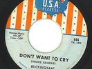Chicago Garage Punk Fuzz Monster 45 Buckinghams Don't Want To Cry U.S.A. LISTEN