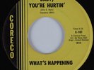 Northern Soul Mod 45 WHAT'S HAPPENING Baby You're Hurtin' CORECO HEAR