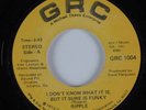 Funk Samples 45 RIPPLE I Don't Know What It Is But It Sure Is Funky GRC HEAR