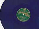 78 RPM Bohemian COLUMBIA G-216-F Royal Blue -Ferda Kohout- Folk Song 30s
