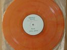AC/DC Thunderstruck UK one-off white label orange vinyl 12