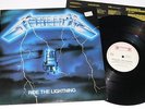METALLICA -Ride the Lightning LP 1984 , Roadrunner