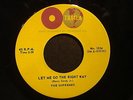 THE SUPREMES YELLOW TAMLA 45 / LET ME GO THE RIGHT WAY / TIME CHANGES THINGS