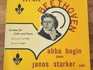 Nixa PLP 560 - Beethoven: Sonatas For Cello & Piano - Janos Starker / Abba Bogin