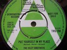 THE ISLEY BROTHERS / PUT YOURSELF IN MY PLACE / LISTEN