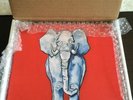 White Stripes Elephant 7