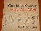 CHET BAKER QUARTET  JAZZ AT ANN ARBOR PACIFIC JAZZ 1203 MONO RED VINYL SCARCE