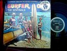THE SENTINALS SURF/ROCK LP in SHRINK SURFER GIRL 12 SWINGIN TUNES 1963 MONO VG++