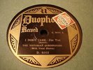 JAZZ WABASH DANCE ORCH Because My Baby Don't Mean Maybe Now DUOPHONE 4003