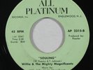 Funk 45 WILLIE & THE MIGHTY MAGNIFICENTS Souling on All Platinum NM
