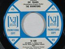 Northern Soul 45 RIVINGTONS Years Of Tears / I Love You Always on Vee Jay VG++