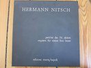 Hermann Nitsch Partitur der 56. aktion requiem für meine frau beate 1977 silver