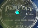 POOR JIM 78 rpm - Blue & Worried Woman / Squeaky Work Bench Blues - PERFECT 0278