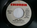 Rare modern northern soul 45 Carl Hall on Columbia