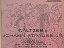 WARHOL Cover - Johann Strauss Jr. Waltzes - 45 rpm E.P. - RCA CAMDEN CAE 158