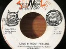 Reggae 45 THE HEPTONES Love Without Feeling JUNGLE Records Ex