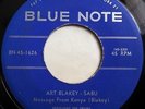 * ART BLAKEY & SABU Message From Kenya RARE BLUE NOTE 1626 Lexington Ave 45 HEAR