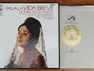 HMV SAN 157-8 White Angel - Falla: La Vida Breve - Victoria De Los Angeles