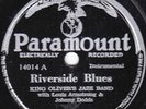 78-PRE-WAR JAZZ-KING OLIVER on PARAMOUNT with LOUIS ARMSTRONG/JOHNNY DODDS