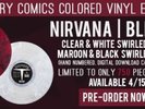 Nirvana - Bleach  Newbury Comics Exclusive Ltd. Clear/White Swirl Vinyl /750
