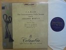 JOHANNA MARTZY violin solo BACH partita 2+sonata 2 COLUMBIA CX 1287 EX