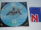 iron maiden - seventh son lp RARE PICTURE DISC 1988 BANNER INSERT nwobhm METAL