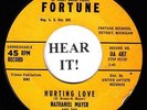 DOO WOP 45 Nathaniel Mayer-Fortune 487, Yellow Label-Hurting Love/Leave Me Alone