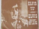 ELVIS PRESLEY patch it up RARE DIFF SLEEVE PERU 7