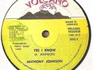 Anthony Johnson - Yes I Know - Volcano - Roots Reggae