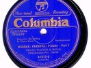 BLUE US COLUMBIA SET: BRUNO WALTER CONDUCTS WAGNER 'PARSIFAL' PRELUDE (1927)