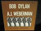 Bob Dylan vs A.J. Weberman RARE Broadside #12 LP Orig 1977 Black Label w/booklet
