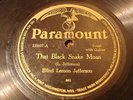 BLUES BLIND LEMON JEFFERSON Stocking Feet Blues PARAMOUNT 12407