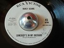 Nancy Adams -Somebody's In My Orchard- Popcorn 45 on RCA Victor - Hear