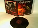 English Dogs Forward Into Battle UK ASS 20 LP Rot Records punk thrash metallica