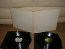 THE BEATLES WHITE LPs APPLE PMC 7067/7068 WITH INNERS & STAMP No 0224347 MONO VG