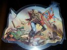 IRON MAIDEN -THE TROOPER - 1983 EMI SHAPED PICTURE DISC MANUFACTORING DEFECT