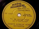 OPERA ON THE RADIO:RARE JOSEPH SCHMIDT RADIO ACETATE:Radio Recorders 78