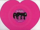 THE BEATLES LOVE ME DO / PS I LOVE YOU PINK HEART SHAPED VINYL UK IMPORT RECORD