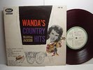 WANDA JACKSON WANDA'S COUNTRY HITS ROCKABILLY JAPAN PROMO RED VINYL 10