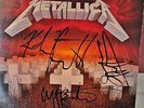 signed --METALLICA - Master Of Puppets - 1986 Original - E1-60439 -