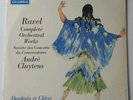 SAX 2476 RAVEL : COMPLETE ORCH WORKS * 1 CLUYTENS RARE 2 LP STEREO T/ P ORIGINAL