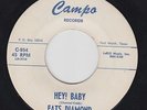 FATS DIAMOND Hey Baby 45 on Campo Funky Texas Soul HEAR