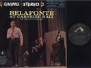 HARRY BELAFONTE - BELAFONTE AT CARNEGIE HALL - FOLK 2 LP SET - GATEFOLD - STEREO