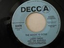 LARRY DAVIS/MARVELS The Magic Is Gone / I've Been-- Decca 32474 Blue Label Promo