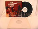 FOR MUSICIANS ONLY Dizzy Gillespie Getz Stitt UK Columbia Clef 1958 JAZZ BOP LP