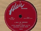 Little Johnny Jones Flair 1010 E Blues 78 Sweet Little Woman b/w I May Be Wrong