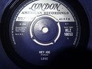 Love Arthur lee hey joe/my little red book mono  london  VG+ HLZ 10053