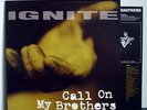 IGNITE ‘Call On My Brothers’ mint LP fast West Coast Straight Edge Hardcore 1995