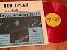 BOB DYLAN:Royal Albert Hall. RARE RED VINYL LP Trade Mark Of Quality (TMOQ)