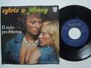Johnny HALLYDAY. Sylvie VARTAN. Il mio problema. ORIGINAL ITALIEN. 1975. RARE.